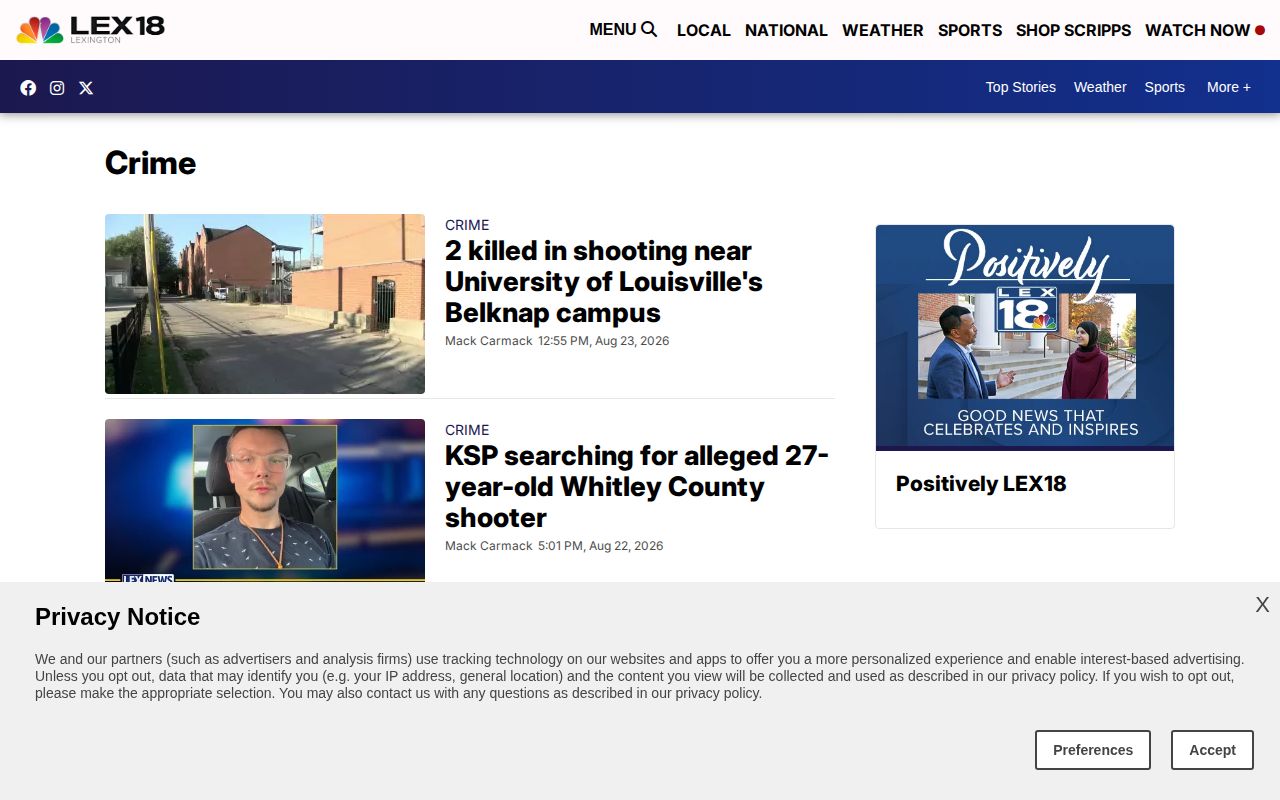 LEX18 Madison County arrest news and mugshot coverage